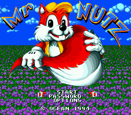 Заставка игры Mr. Nutz